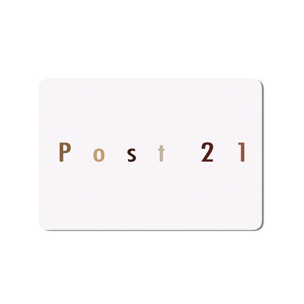 Give them the gift of choice with a Post21 gift card.